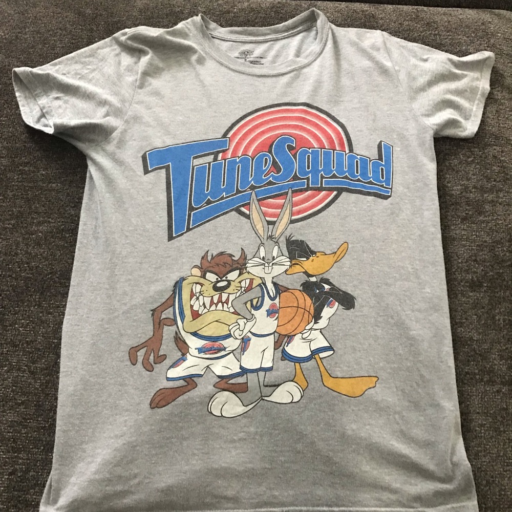 Gray TuneSquad Tee